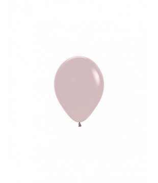 10x mini ballon | pastel dusk rose 12 cm
