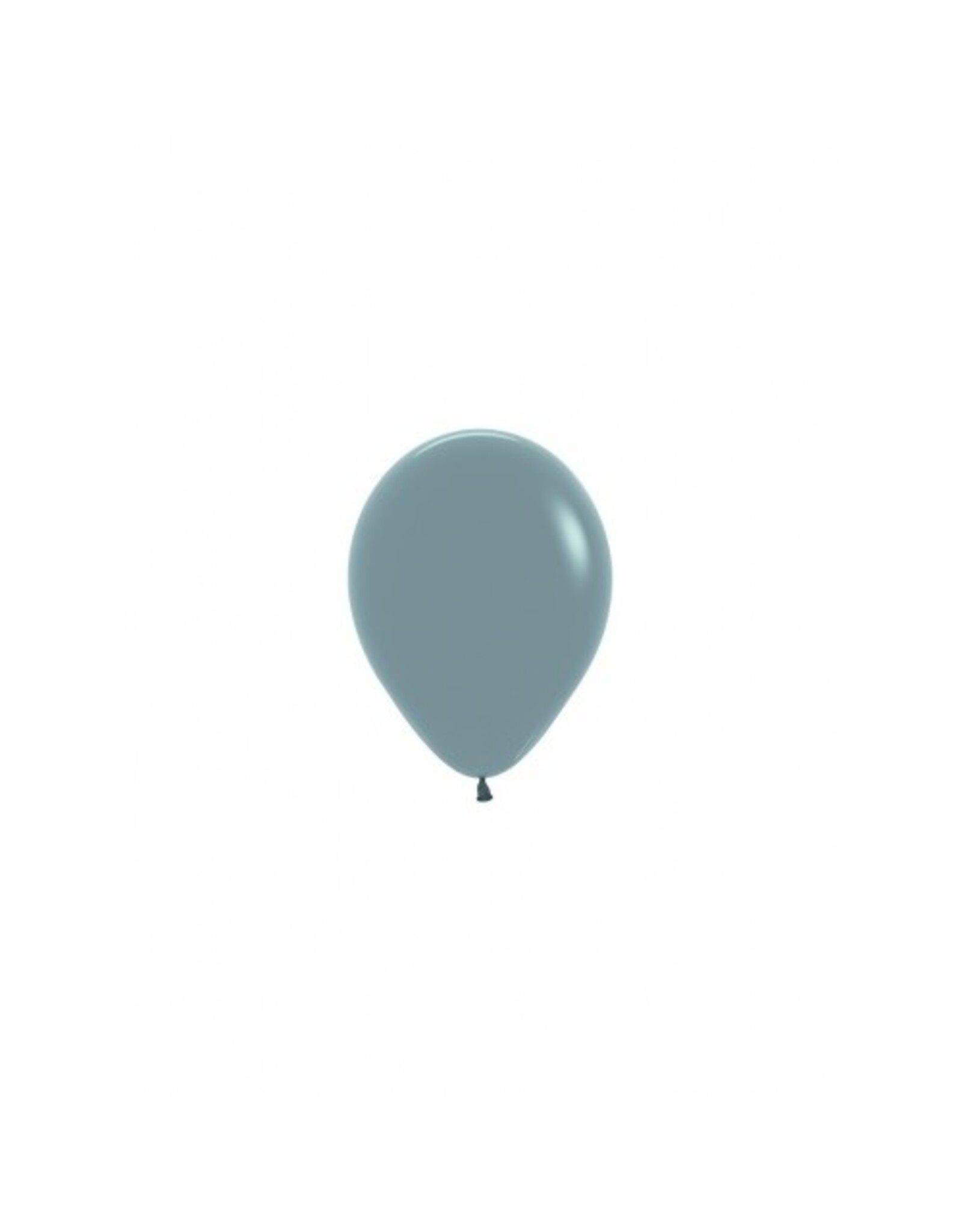 10x mini ballon | pastel dusk blue 12 cm