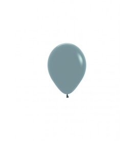 10x mini ballon | pastel dusk blue 12 cm