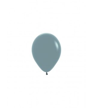10x mini ballon | pastel dusk blue 12 cm