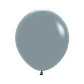 2x XL ballon 45 cm | pastel dusk blue