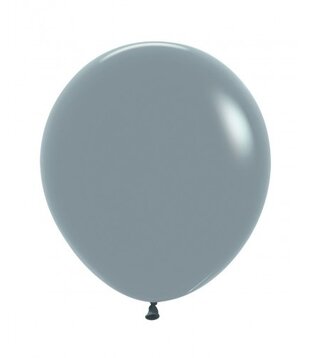 2x XL ballon 45 cm | pastel dusk blue