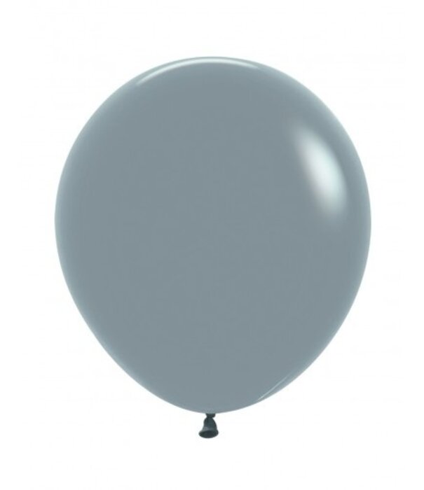 2x XL ballon 45 cm | pastel dusk blue