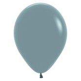 50 stuks | latex ballonnen pastel dusk Blue | 30 cm