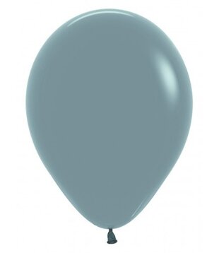 50 stuks | latex ballonnen pastel dusk Blue | 30 cm