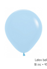 2x XL ballon 45 cm | pastel blauw