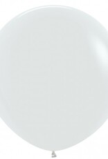 XXL latex ballon wit | 91 cm