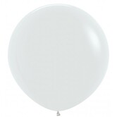 XXL latex ballon wit | 91 cm