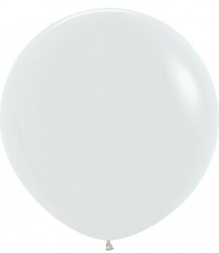 XXL latex ballon wit | 91 cm