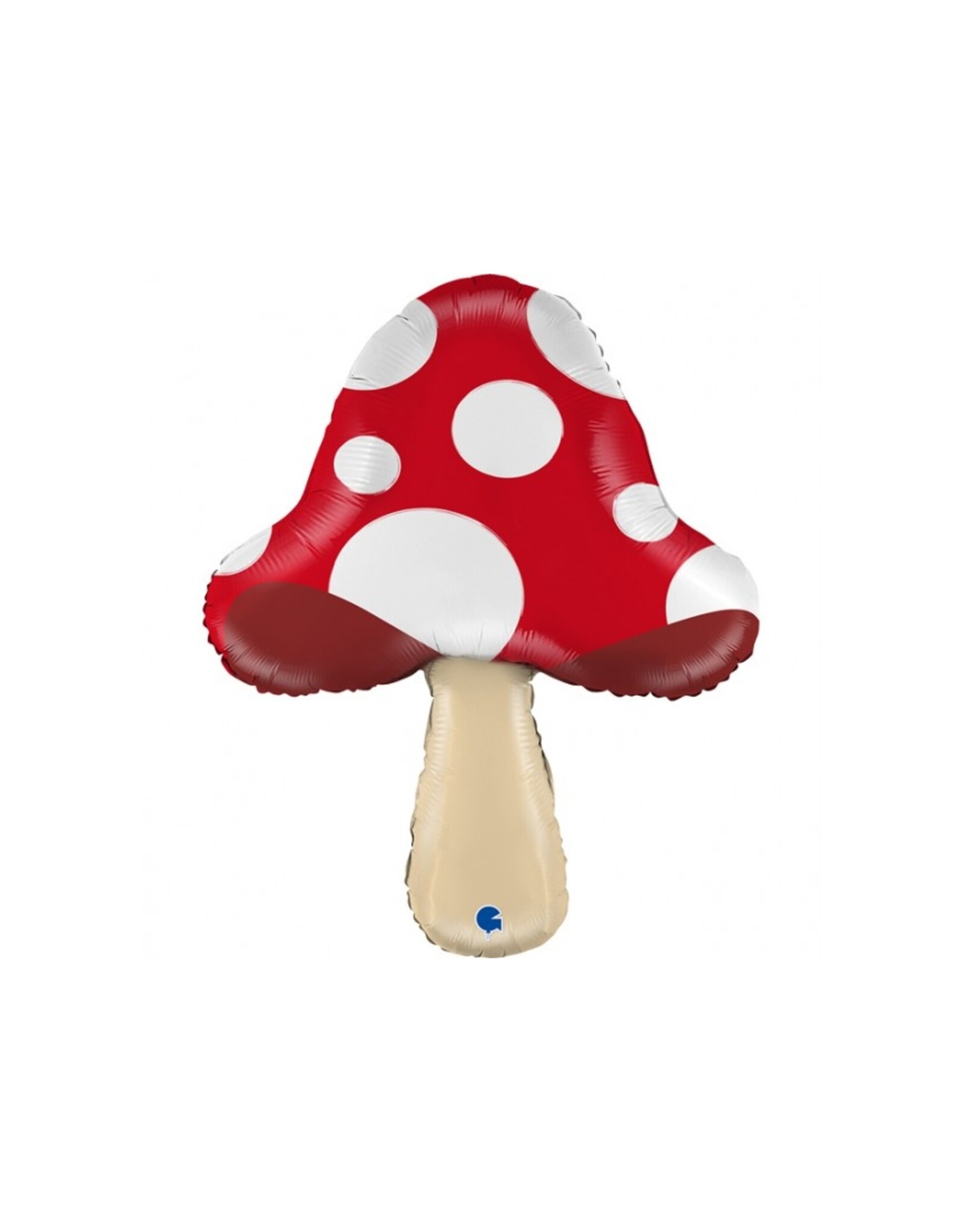 Paddenstoel wit - rood