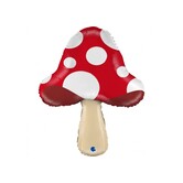 Paddenstoel wit - rood