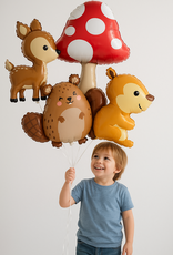 Paddenstoel wit - rood