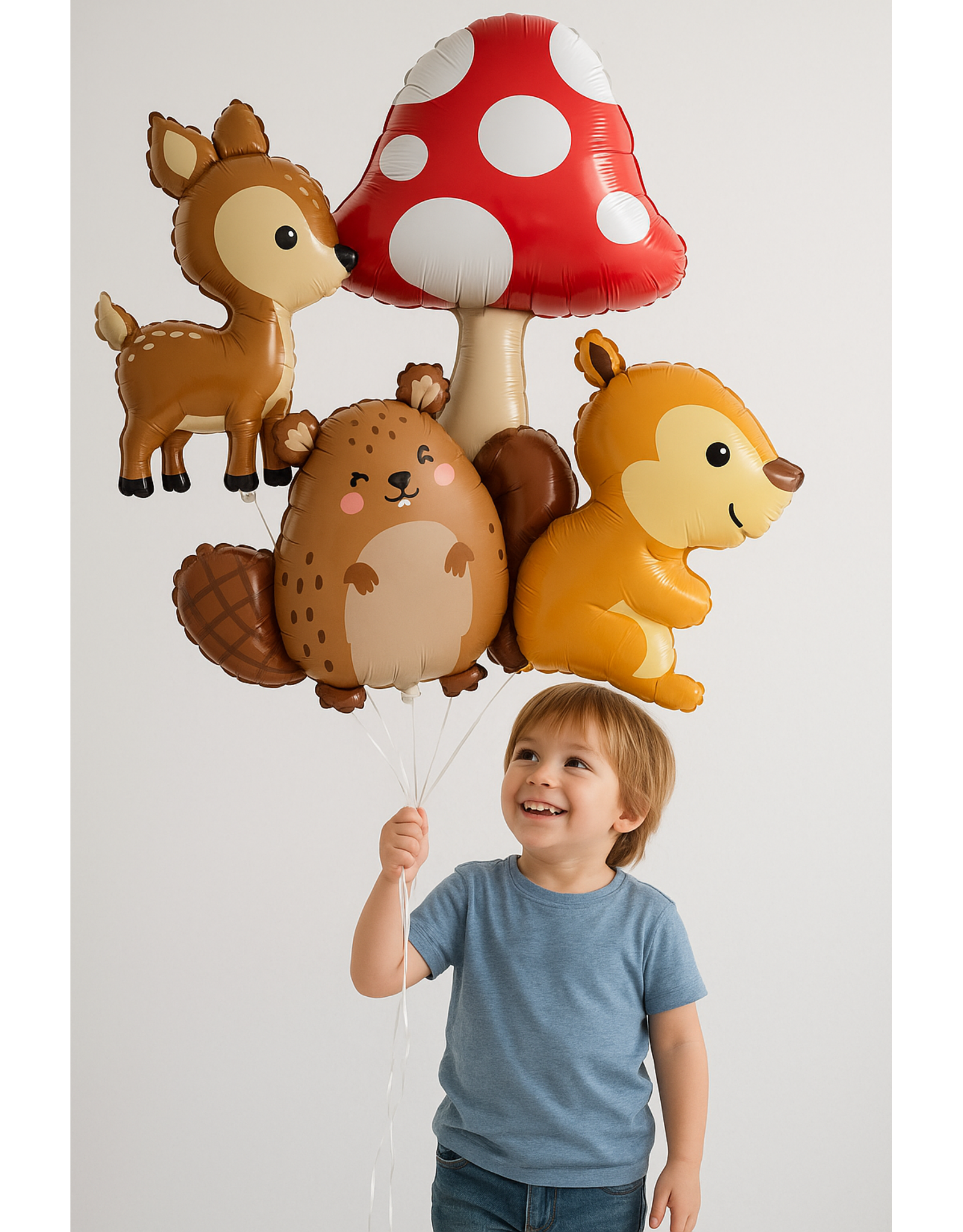 Paddenstoel wit - rood