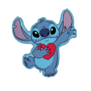 stitch folieballon met hartje / 80 cm