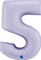 Cijferballon XXL | 5 Lila
