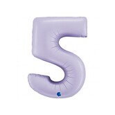 Cijferballon XXL | 5 Lila
