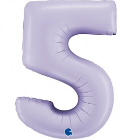 Cijferballon XXL | 5 Lila