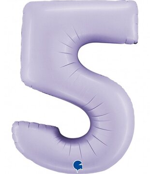 Cijferballon XXL | 5 Lila