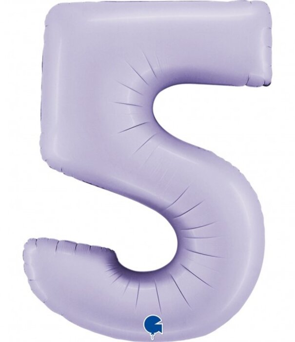Cijferballon XXL | 5 Lila
