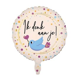 globos Folieballon ik denk aan je...