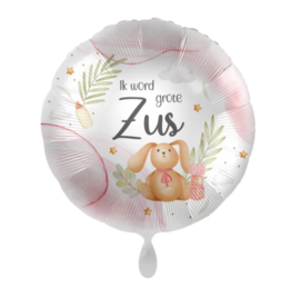 Folieballon | ik word grote zus