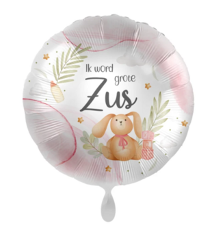Folieballon | ik word grote zus