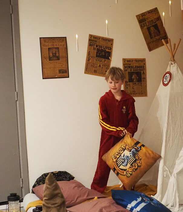 Slaapfeestje: Harry potter