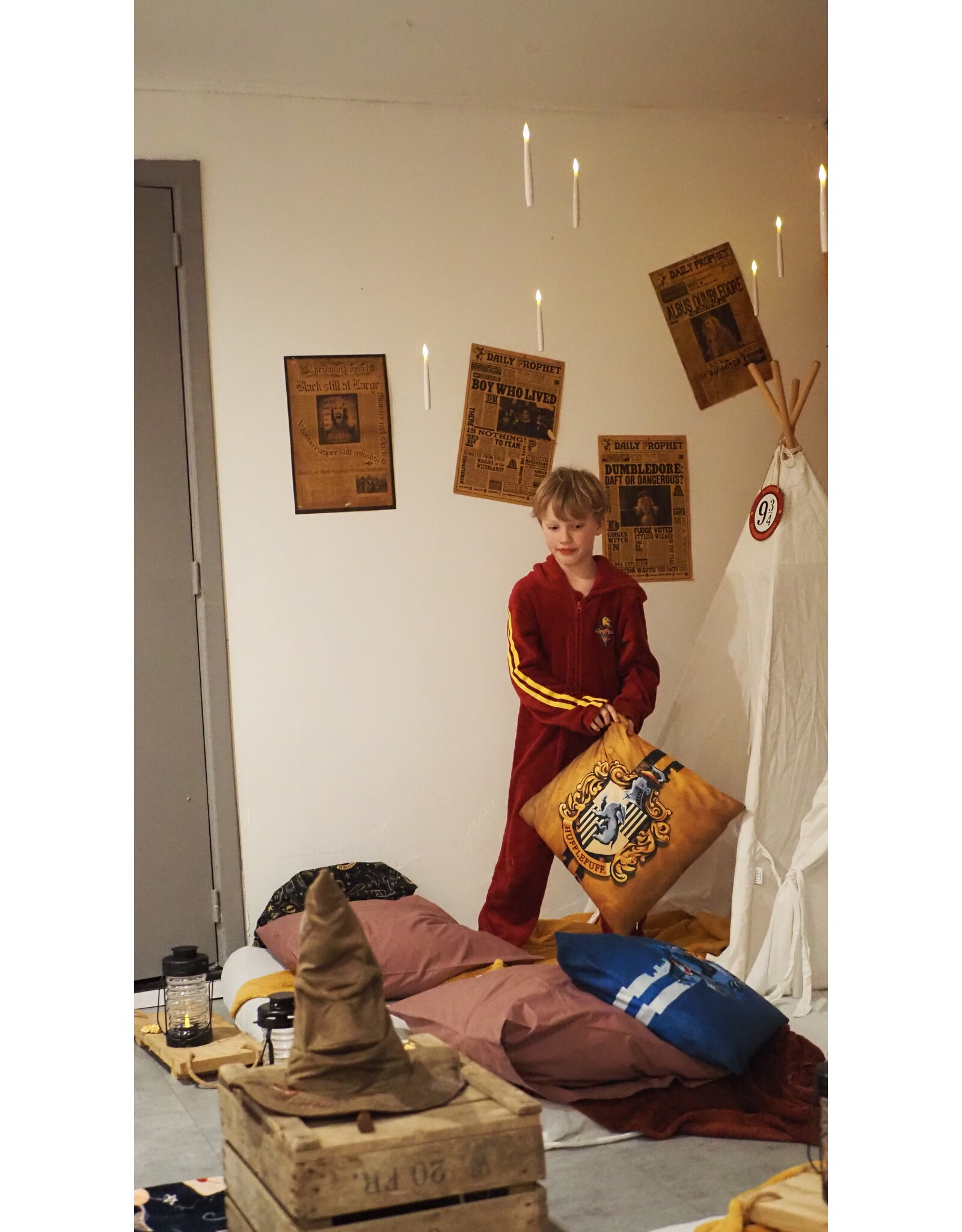 Slaapfeestje: Harry potter