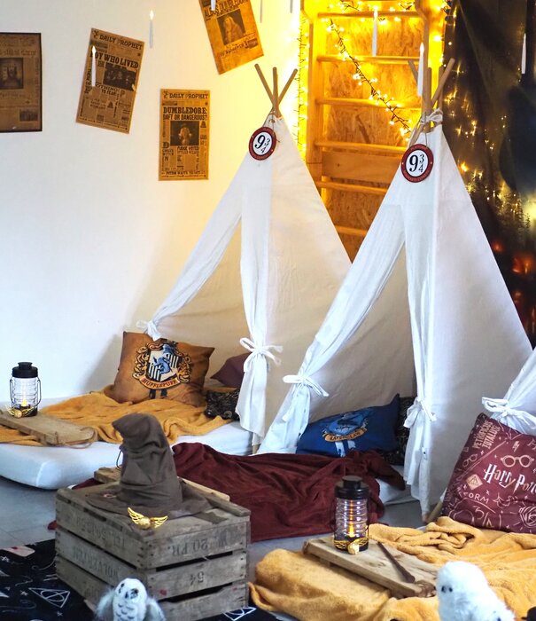 Slaapfeestje: Harry potter