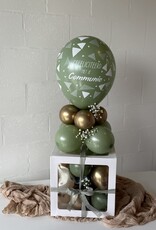 wowparty Ballonnenbox met geld - Communie