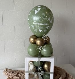 wowparty Ballonnenbox met geld - Communie