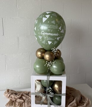 Ballonnenbox met geld - Communie