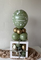 wowparty Ballonnenbox met geld - Communie