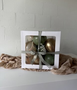Ballonnenbox met geld - Cadeaubox