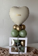 wowparty Ballonnenbox met geld & naam