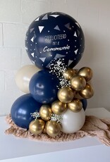 wowparty Communie toren met  XXL topballon