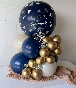 Communie toren met  XXL topballon