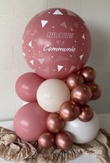 wowparty Communie toren met  XXL topballon