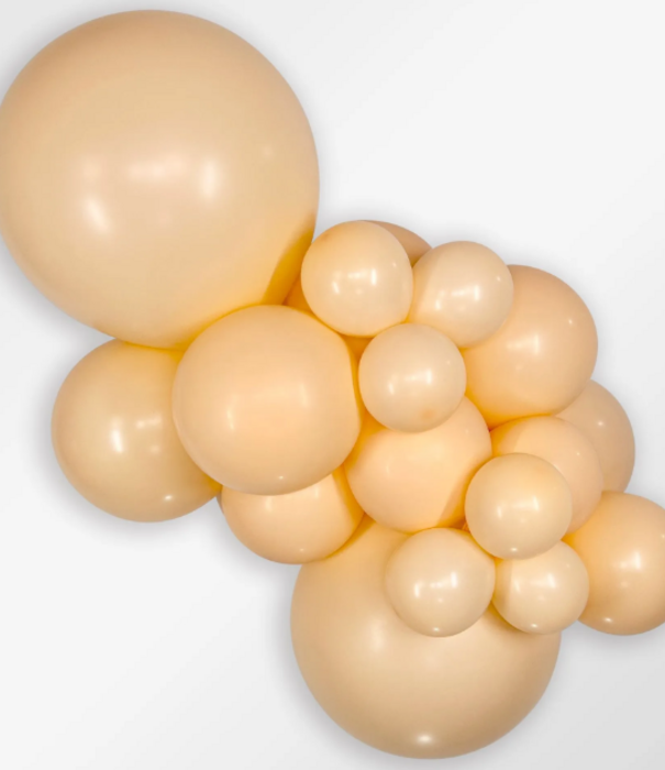 10x Latex ballon 30cm |  Pastel Matte Malibu Peach