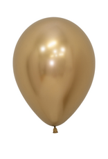 sempertex 50x latex ballon reflex gold | 30 cm