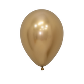 50x latex ballon reflex gold | 30 cm