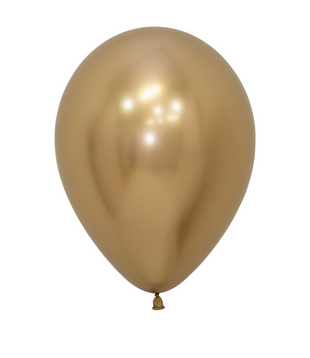 50x latex ballon reflex gold | 30 cm
