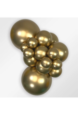 sempertex 50x latex ballon reflex gold | 30 cm