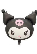 Folieballon kuromi hoofd - 67cm