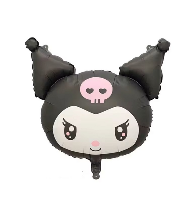 Folieballon kuromi hoofd - 67cm