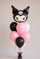 Folieballon kuromi hoofd - 67cm