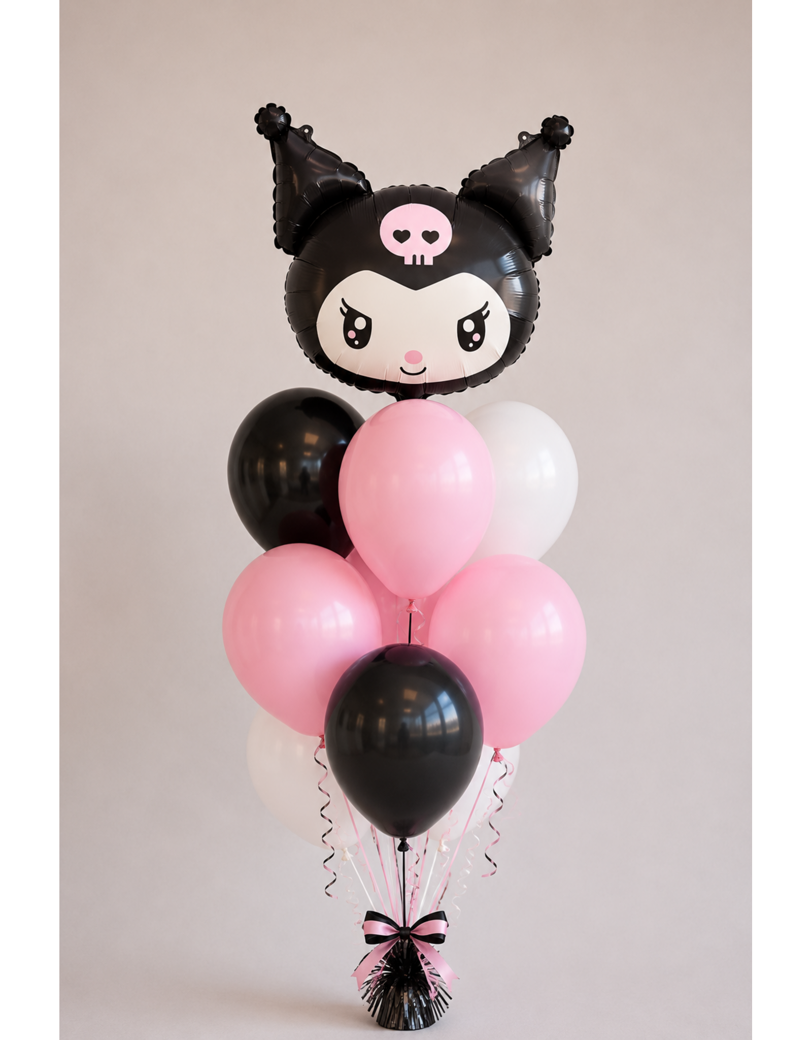 Folieballon kuromi hoofd - 67cm