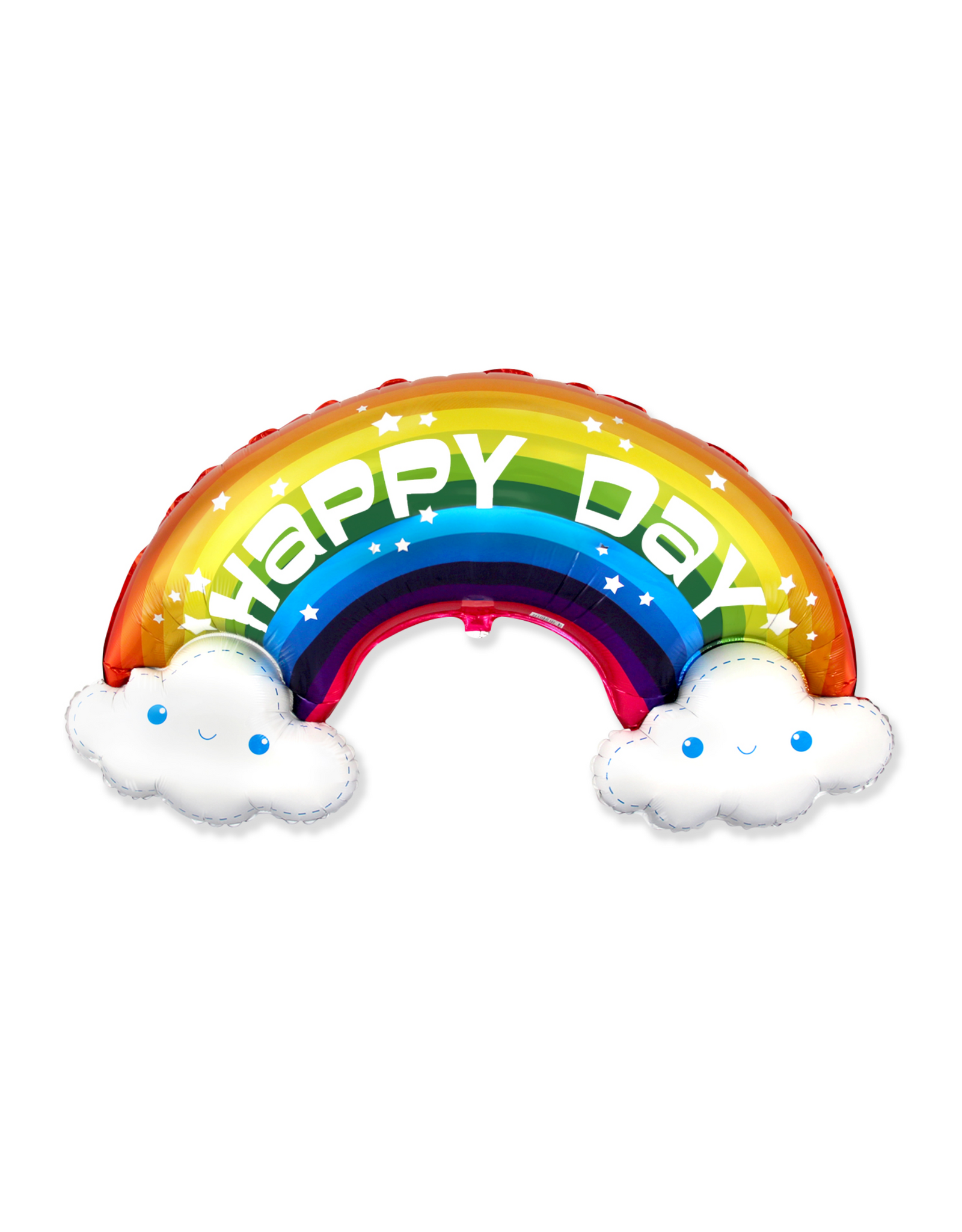 Folieballon regenboog Happy Day