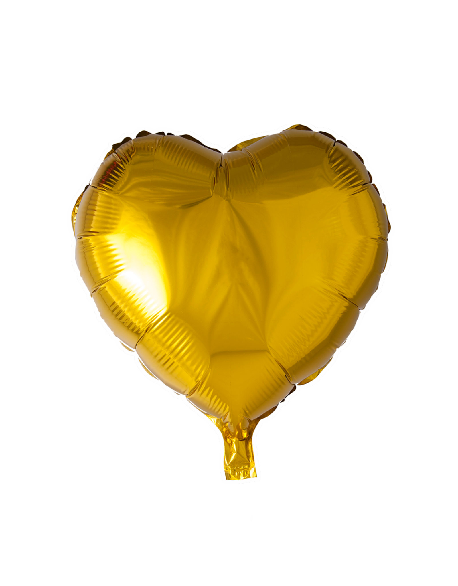 Folieballon goud hart | 45 cm