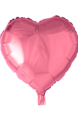 Folieballon hart licht roze | 45 cm